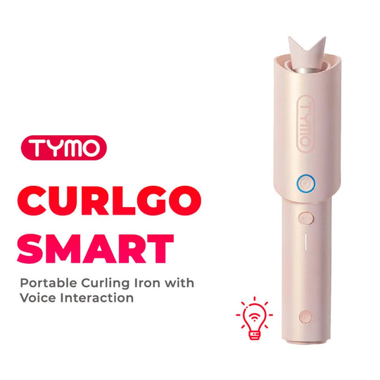 TYMO CurlGo Smart Wireless Auto Curling Iron Pink HC-520P - HairMNL