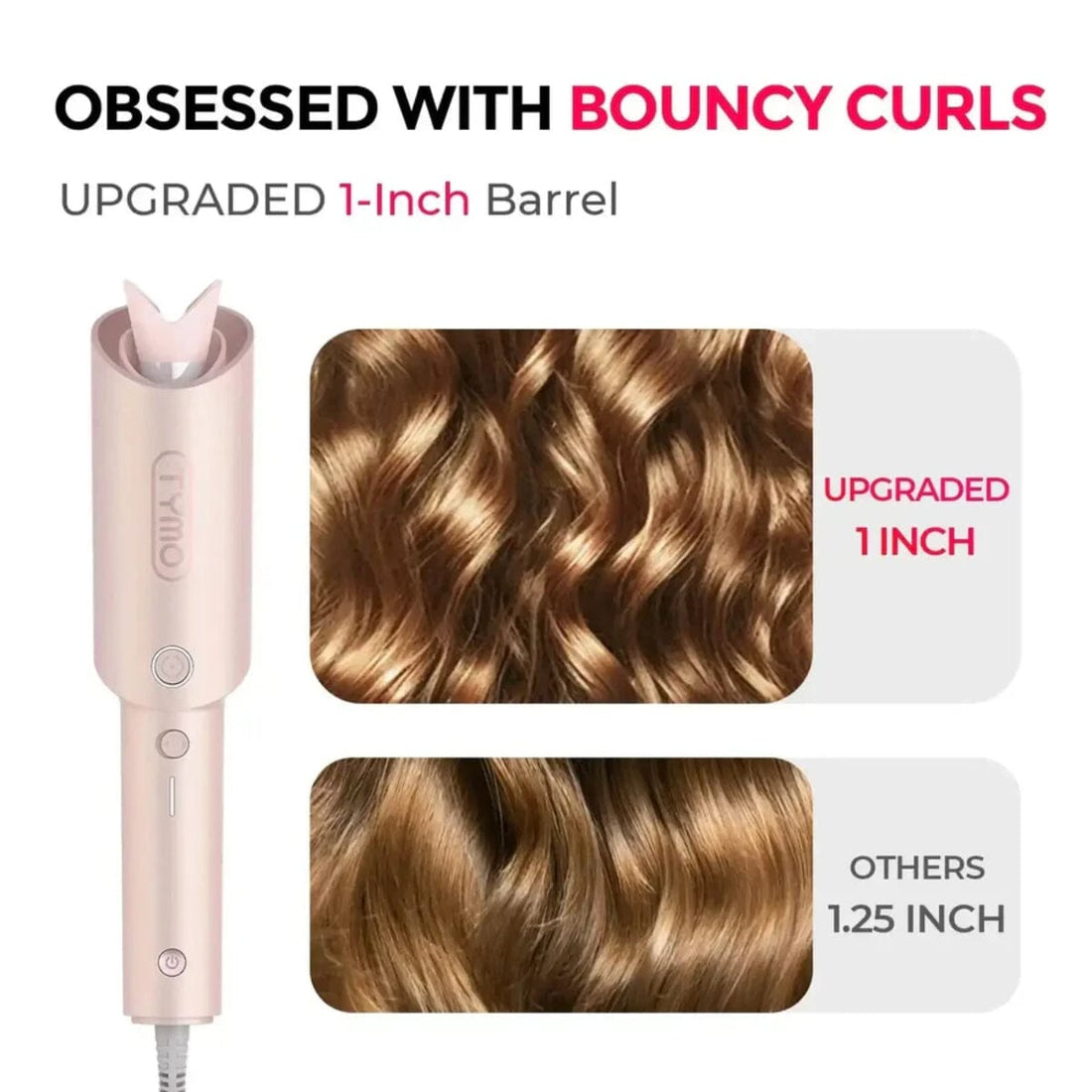 HairMNL TYMO TYMO CurlPro Corded Automatic Curling Iron 1.25 inch HC503P 
