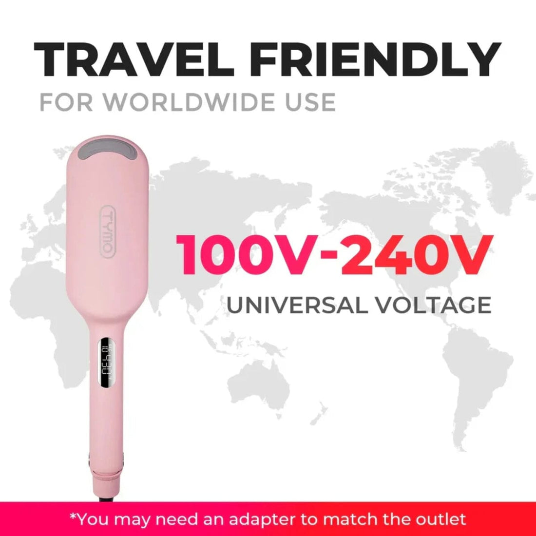 TYMO Rovy Deep Waver Curling Iron 1.25 Inch HC507P - HairMNL