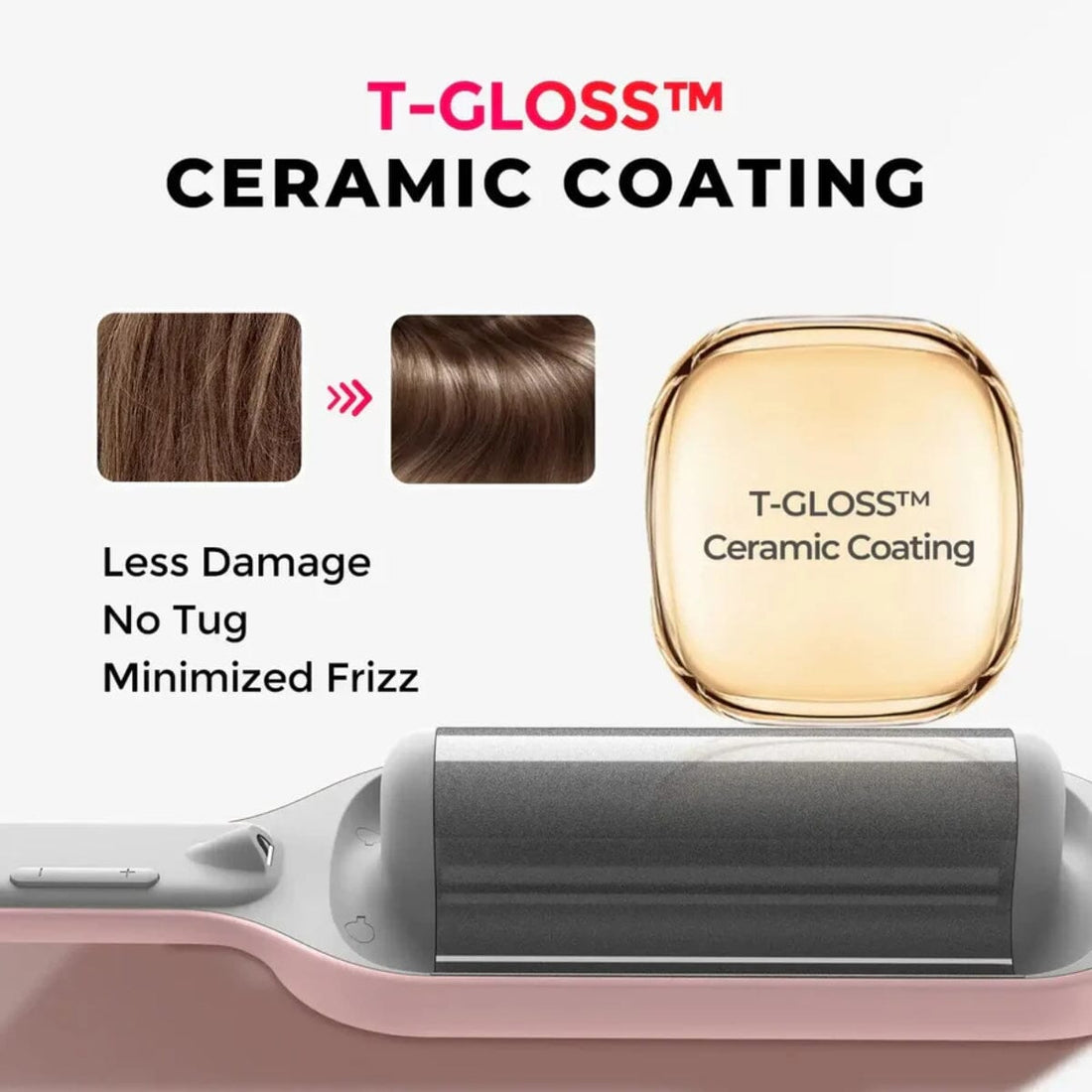 TYMO Rovy Compact Wave Curling Iron 1 Inch HC507PM - HairMNL