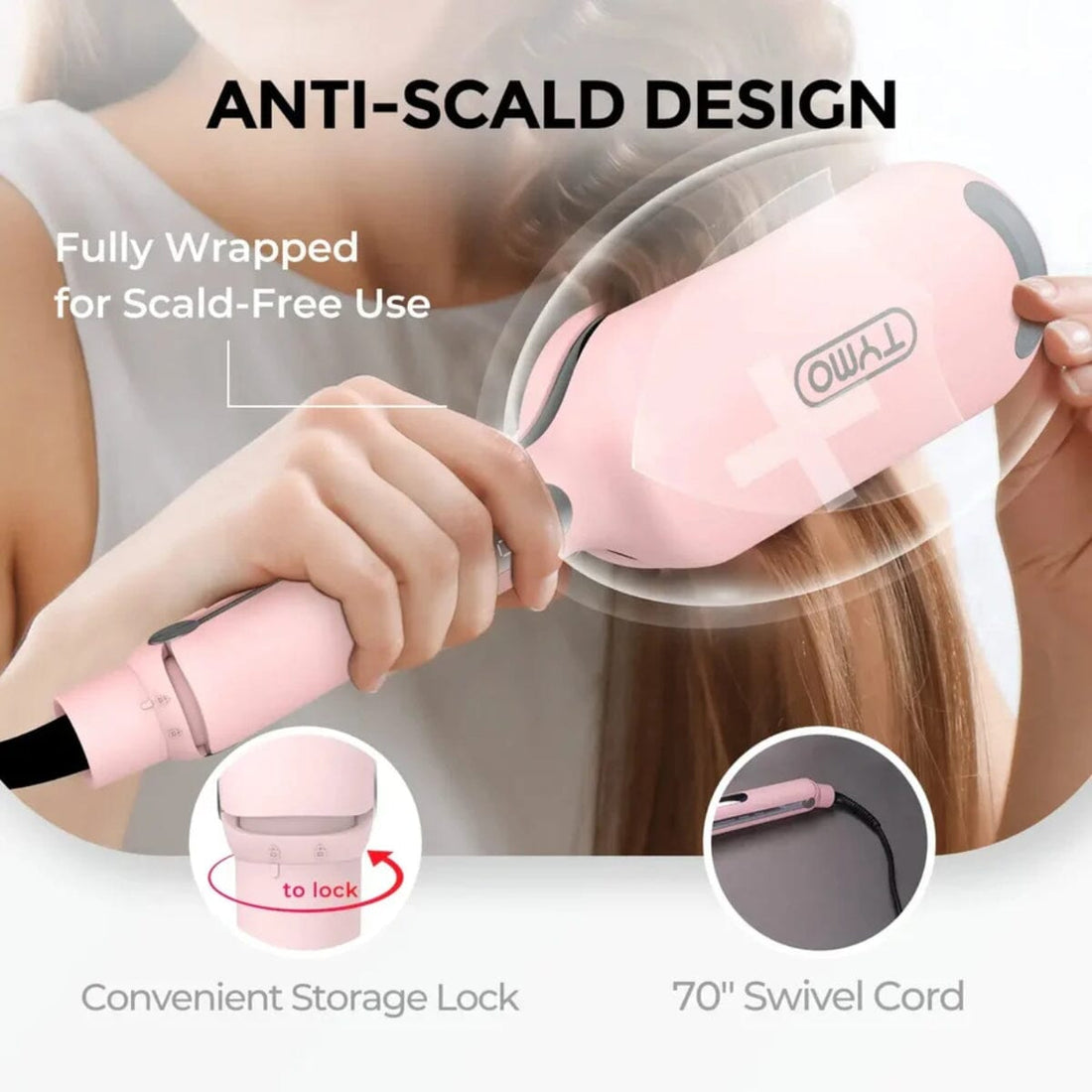 HairMNL TYMO TYMO Rovy Compact Wave Curling Iron 1 Inch HC507PM 