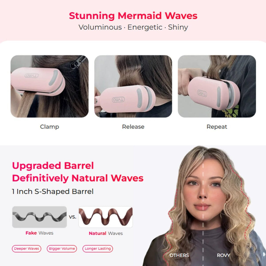 HairMNL TYMO TYMO Rovy Compact Wave Curling Iron 1 Inch HC507PM 