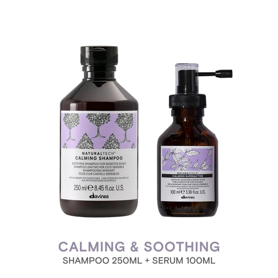 Davines Calming soothing shampoo and scalp serum for sensitive, irritated scalps - HairMNL