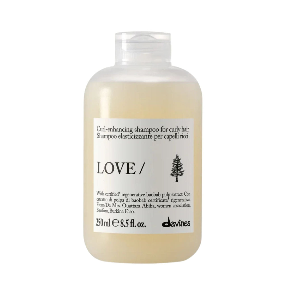 Davines LOVE Curl Shampoo: Curl Enhancing Shampoo for Wavy or Curly Hair 250ml - HairMNL
