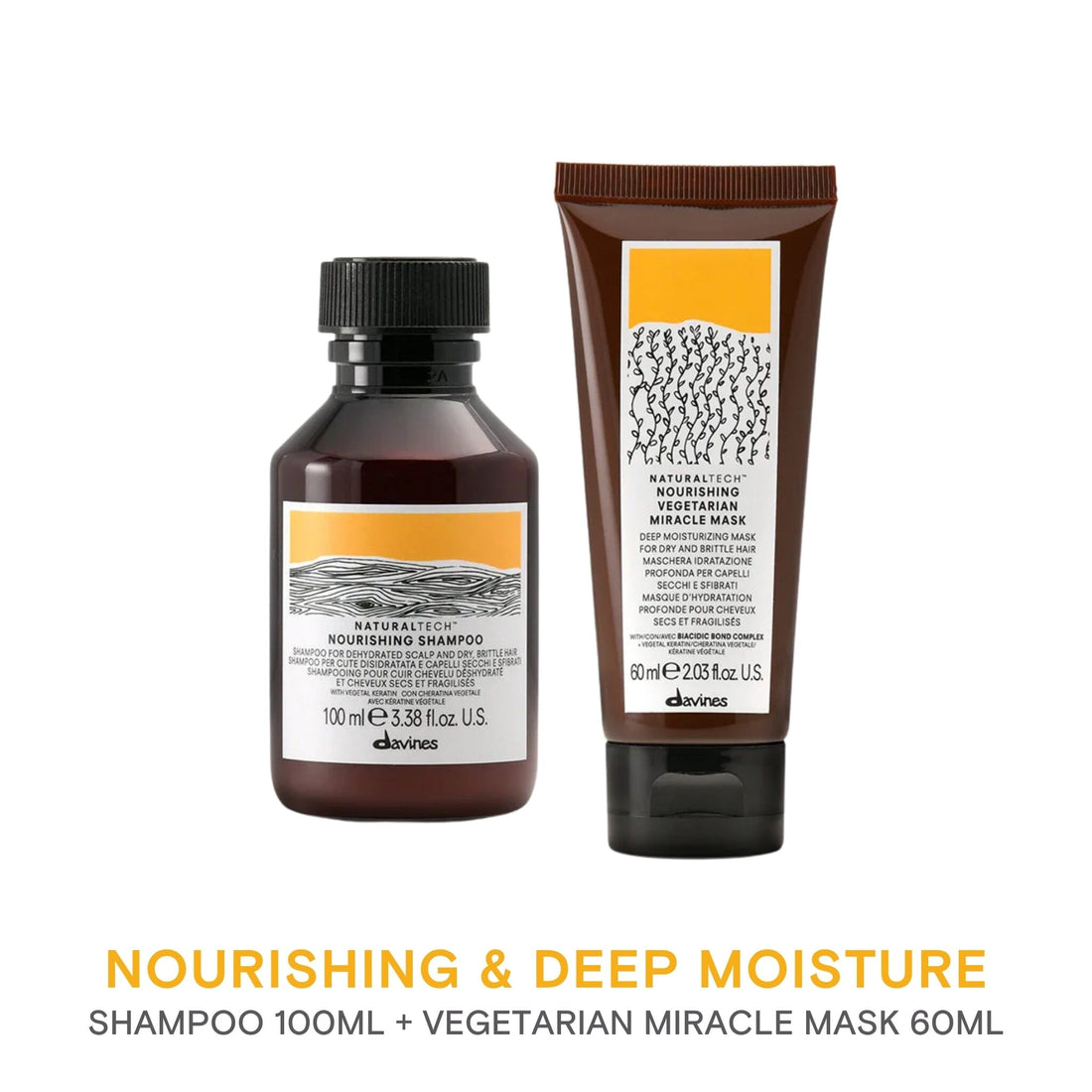 Davines Nourishing Deep Moisture Duo Travel - HairMNL
