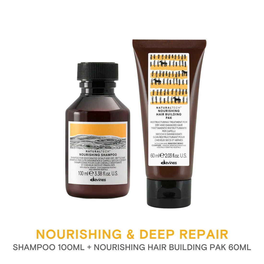 Davines Nourishing Deep Repair Travel Duo | HairMNL
