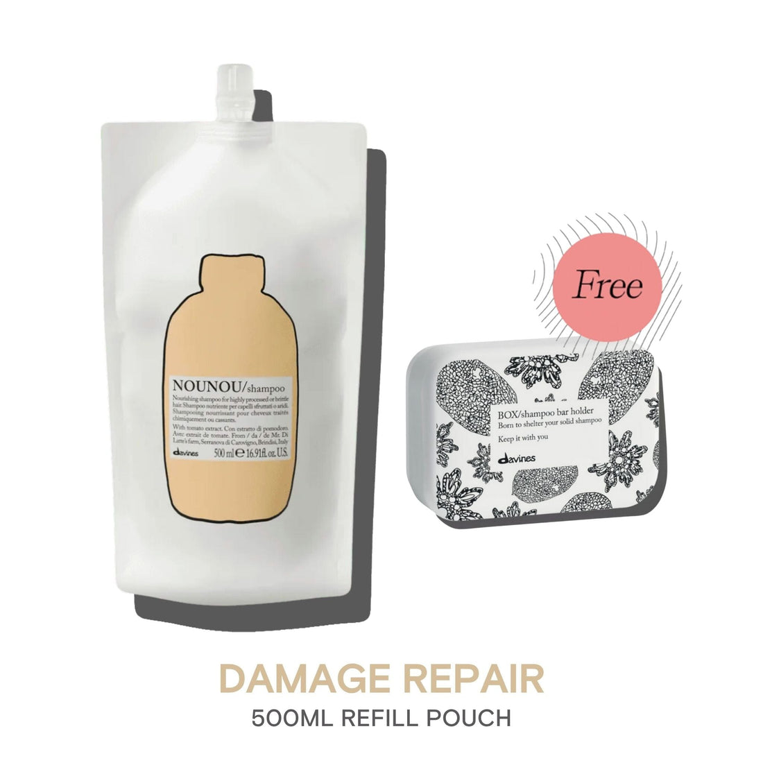 Davines Davines NOUNOU Shampoo Refill Pouch 500ml