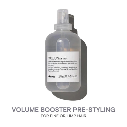 Davines VOLU Hair Mist: Pre-Styling Volume Booster for Fine or Limp Hair 250ml - HairMNL