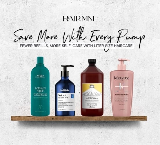 Save More With Every Pump. Fewer refills, more self-care with liter size haircare—offering more washes, better value over time, and less plastic waste. Shop liter sizes today at HairMNL.