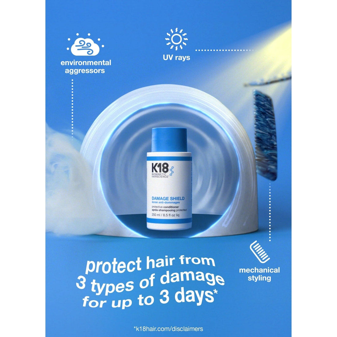 Shop K18 Damage Shield PH Protective Conditioner Travel Size 53ml at HairMNL