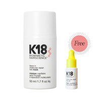 Shop K18 Leave-In Molecular Repair Hair Mask 50ml with Free Hair Oil 4ml at HairMNL