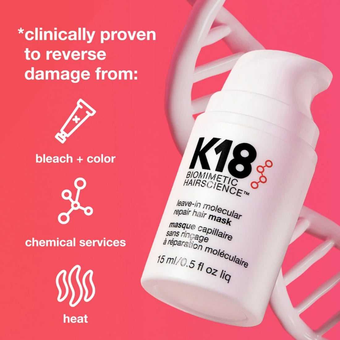 K18 K18 Repair, Protect & Smooth Travel Set