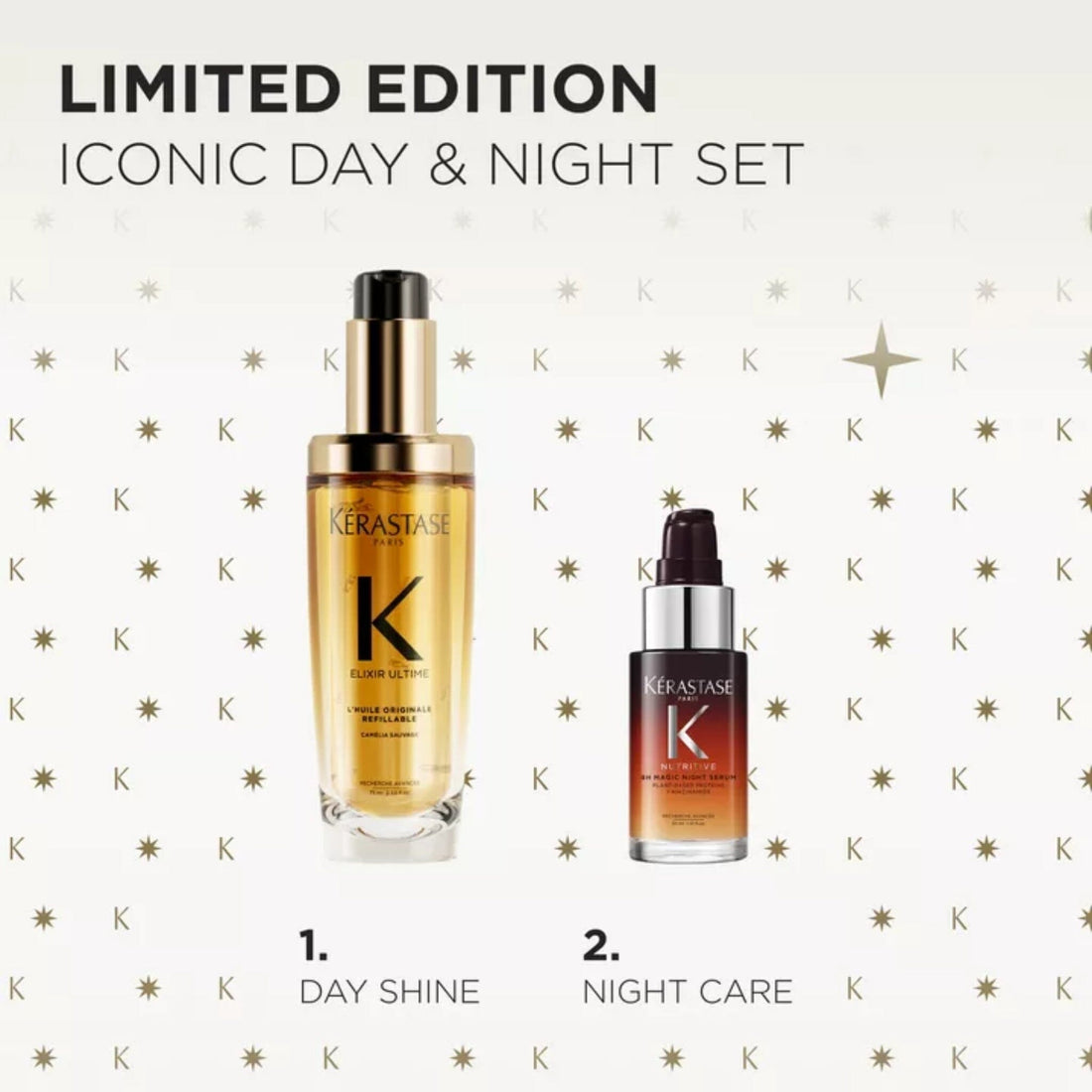 Shop Kérastase Elixir & Nutritive 8H Serum Duo Holiday Gift Set at HairMNL