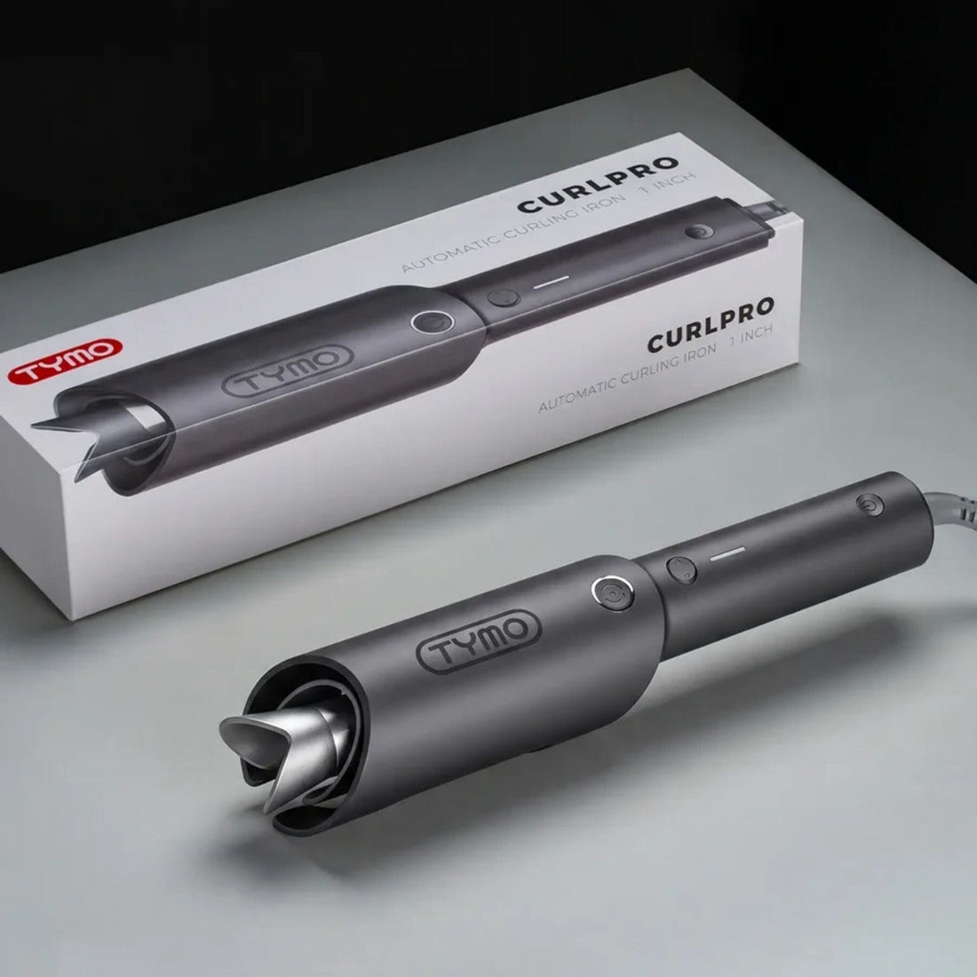 TYMO CurlPro 1 Inch Automatic Curling Iron Gray - HairMNL