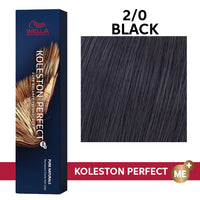 HairMNL Wella Professionals Koleston Perfect Permanent Hair Color Pure Naturals 2/0 Black 