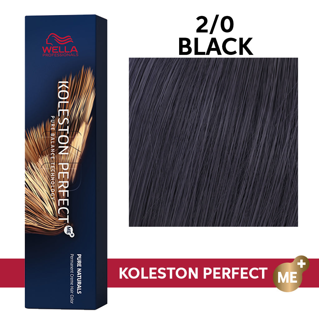 HairMNL Wella Professionals Koleston Perfect Permanent Hair Color Pure Naturals 2/0 Black