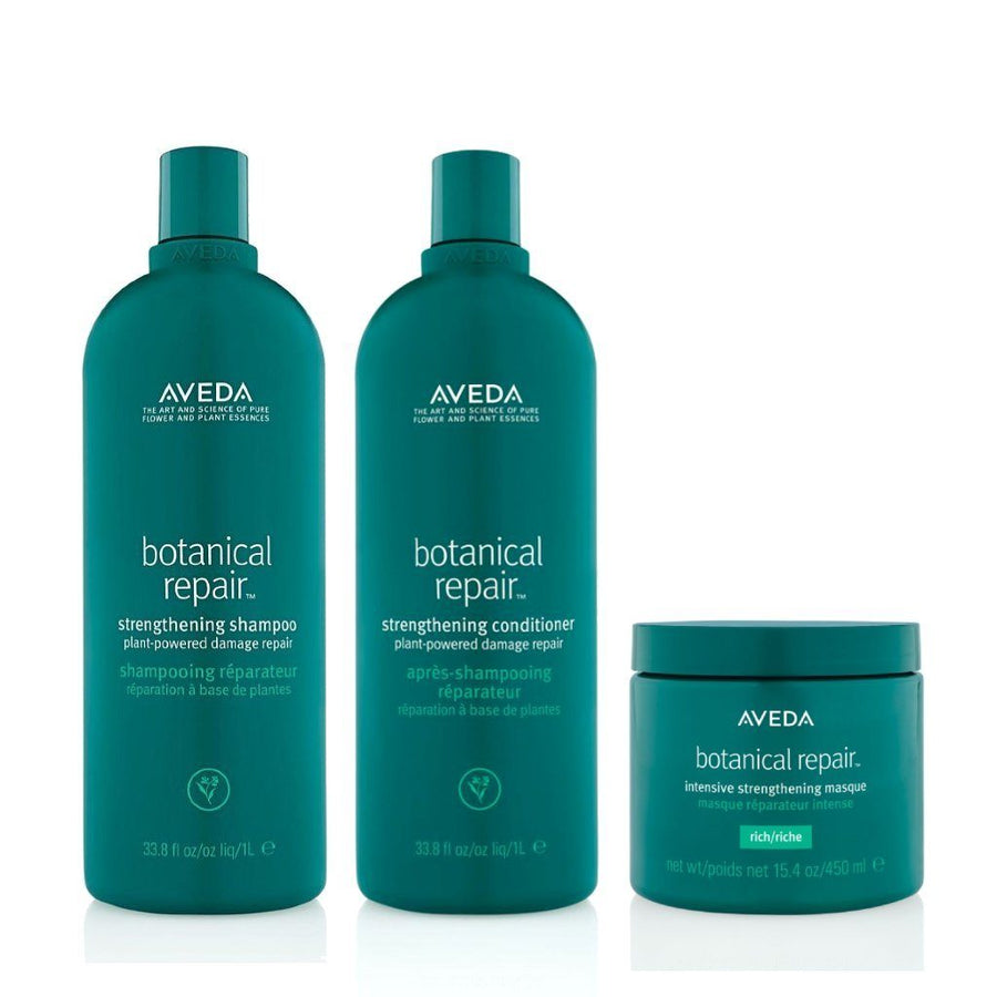 AVEDA Botanical Repair™ Rich Strengthening Set Liter Sizes - HairMNL