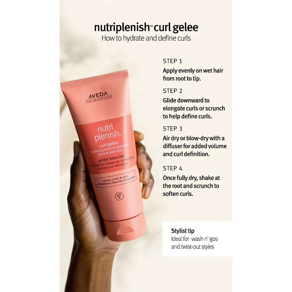 HairMNL AVEDA Nutriplenish™ Curl Gelée 200ml How To Use