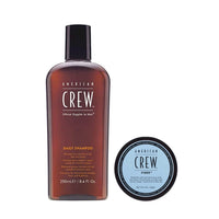 American Crew Grooming Kit - Daily Shampoo 250mL and Fiber 85g