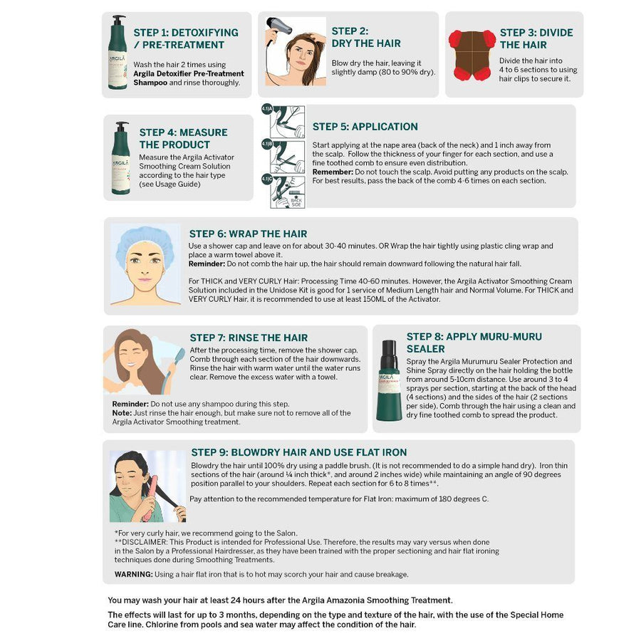 Argila amazonia hair smoothing treatment price Clearance