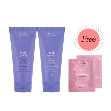 AVEDA Blonde Revival™ Purple Toning Shampoo & Conditioner Duo - HairMNL