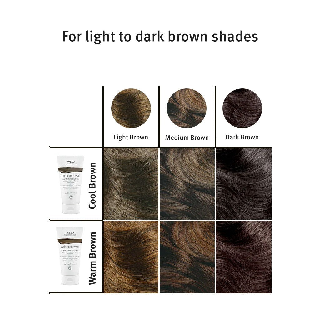 AVEDA Color Renewal Color & Shine Treatment - Cool Brown 150ml Swatch