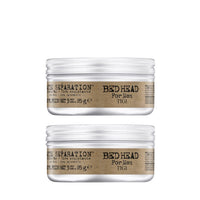 Bed Head for Men by TIGI The Classic Look: Matte Separation Wax 85g x 2