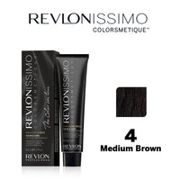 HairMNL Revlon Pro Colorsmetique High Coverage Permanent Hair Color Set 4 Medium Brown