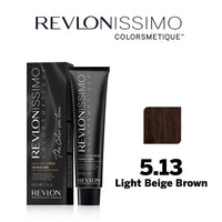 HairMNL Revlon Pro Colorsmetique High Coverage Permanent Hair Color Set 5.13 Light Beige Brown