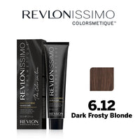 HairMNL Revlon Pro Colorsmetique High Coverage Permanent Hair Color Set 6.12 Dark Frosty Blonde