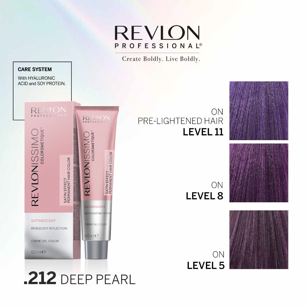 Revlon Professional Satinescent Permanent Hair Color For Bleached Hair .212 Deep Pearl