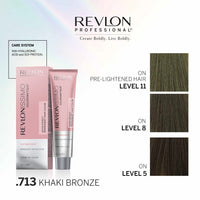 Revlon Professional Satinescent Permanent Hair Color For Bleached Hair .713 Khaki Bronze