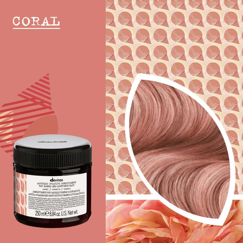 Davines Alchemic Creative Conditioner in Coral