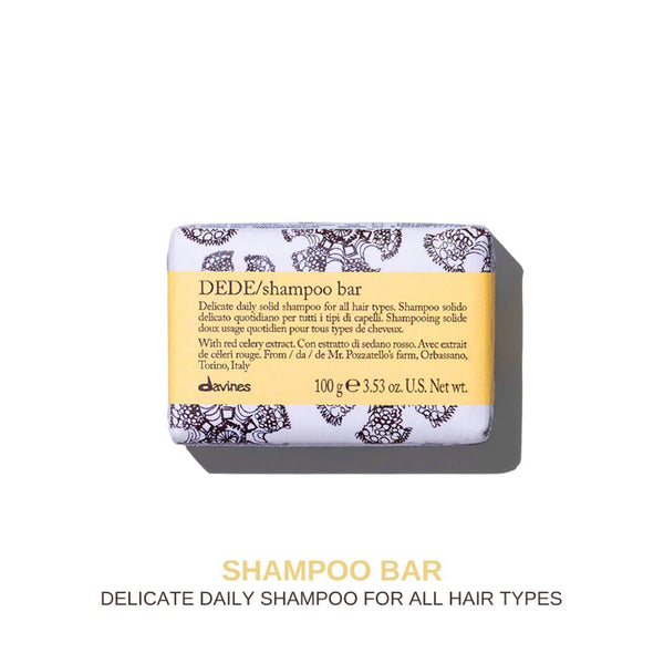 Davines DEDE Shampoo Bar: Delicate Daily Solid Shampoo for All Hair Types