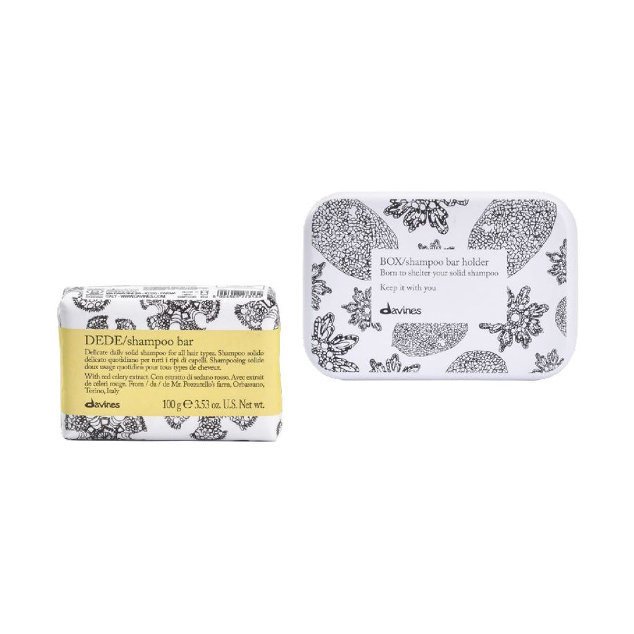 HairMNL Davines DEDE Shampoo Bar & Case: Delicate Daily Solid Shampoo for All Hair Types