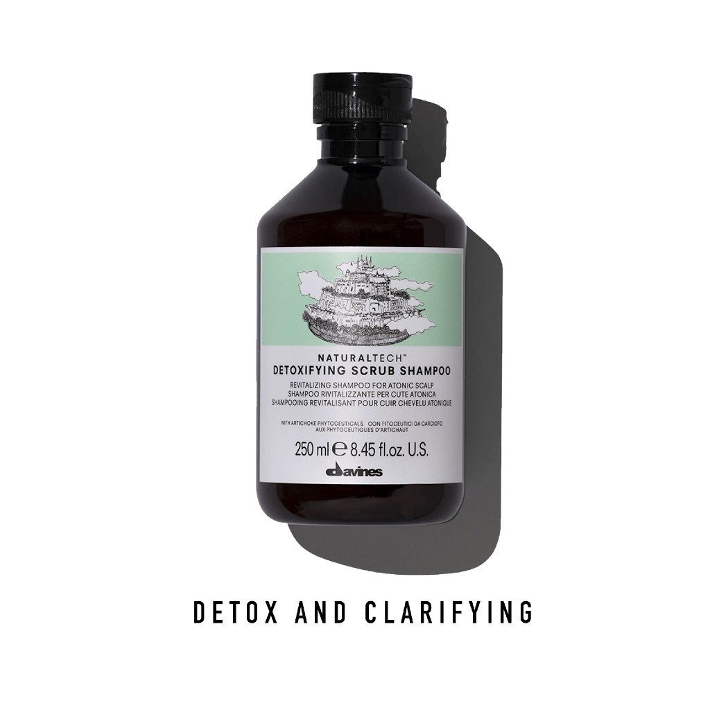 Davines Detoxifying Shampoo: Revitalizing For Atonic Scalp 250ml