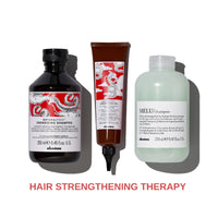 Davines Energizing and MELU Hair Strengthening Therapy Set