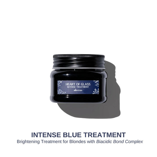 Davines Heart of Glass Mask: Brightening Blue Treatment for Blonde Hair 150ml
