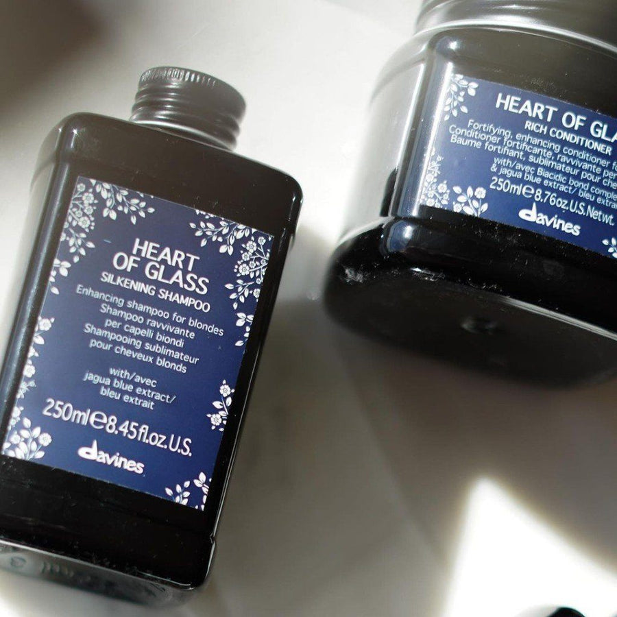 HairMNL Davines Heart of Glass Blue Shampoo & Conditioner for Blonde Hair