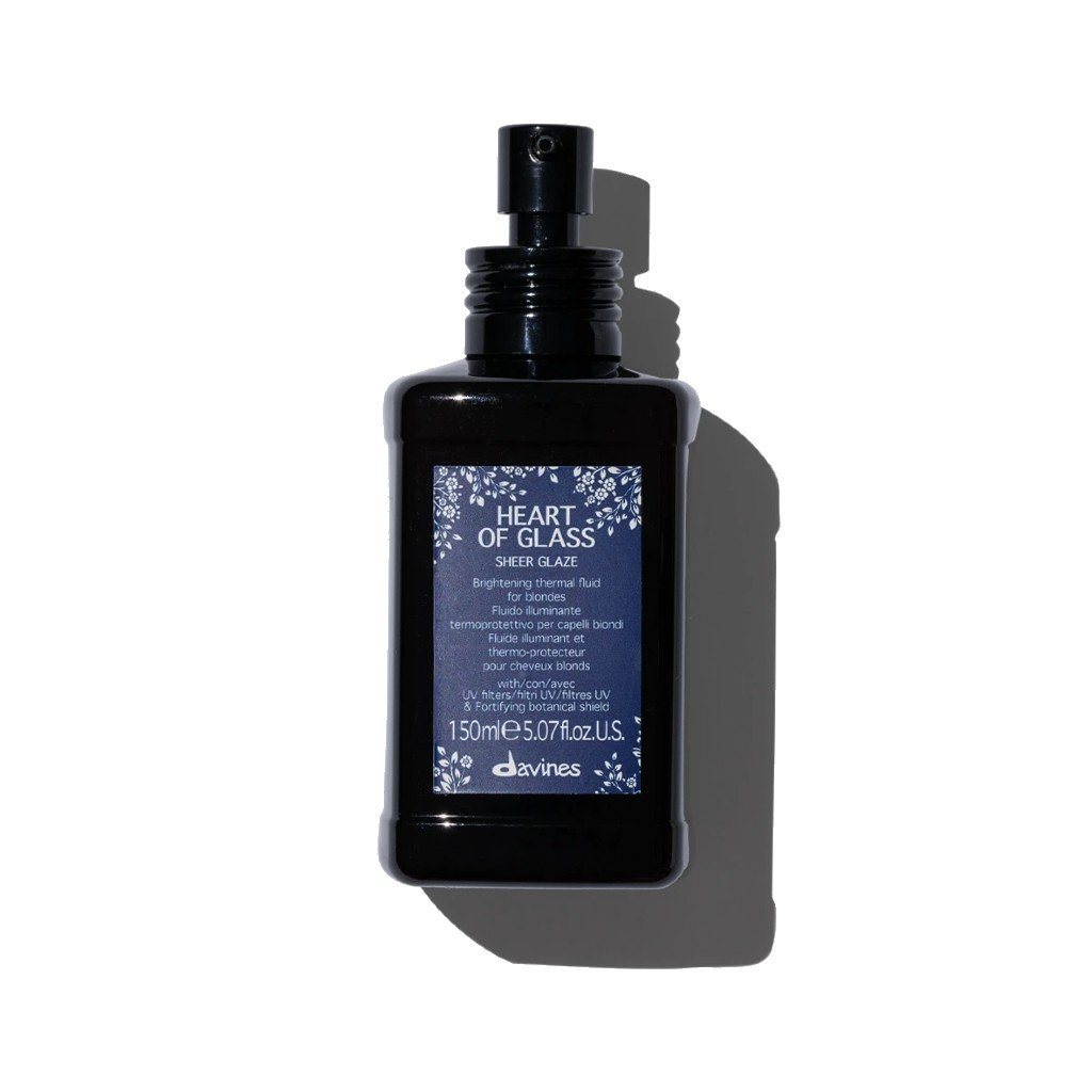 Davines Heart of Glass Sheer Glaze: Brightening Thermal Leave-On for Blonde Hair 150ml