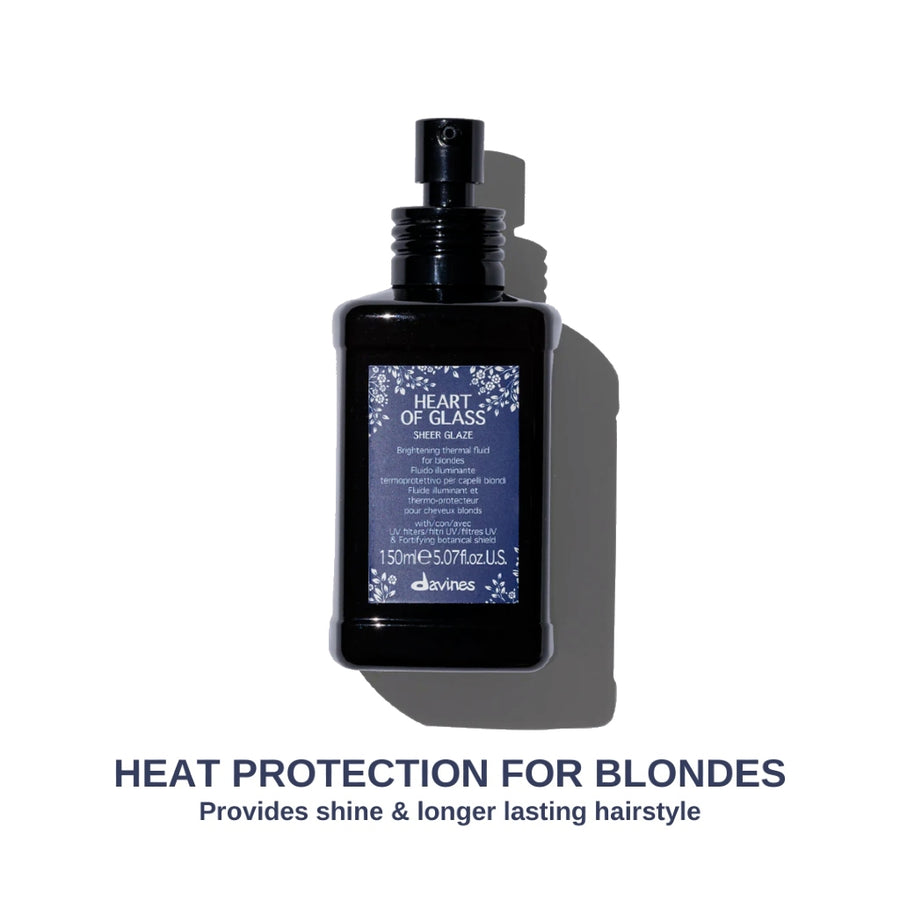 HairMNL Davines Heart of Glass Sheer Glaze: Brightening Thermal Leave-On for Blonde Hair 150ml