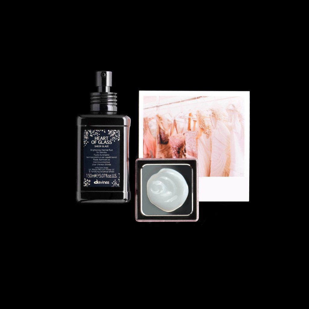 HairMNL Davines Heart of Glass Sheer Glaze: Brightening Thermal Leave-On for Blonde Hair 150ml