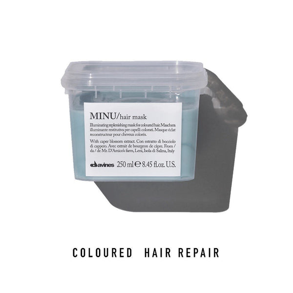 Davines MINU Mask: Illuminating Repairing Mask for Colored Hair