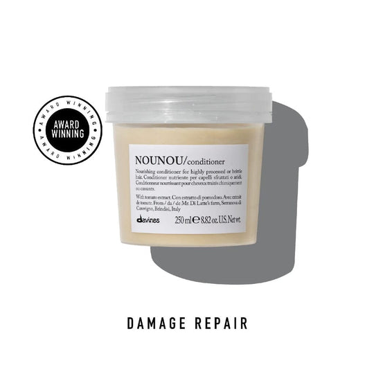 Davines NOUNOU Conditioner 250ml Nourishing Conditioner for Highly Processed or Brittle Hair