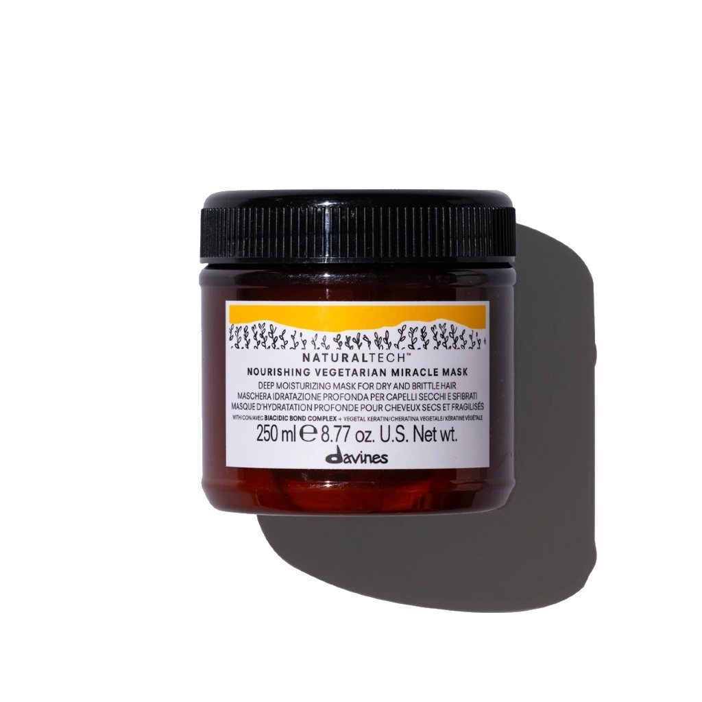 Davines Nourishing Vegetarian Miracle Mask: Deep Moisturizing for Dry, Brittle Hair 250ml