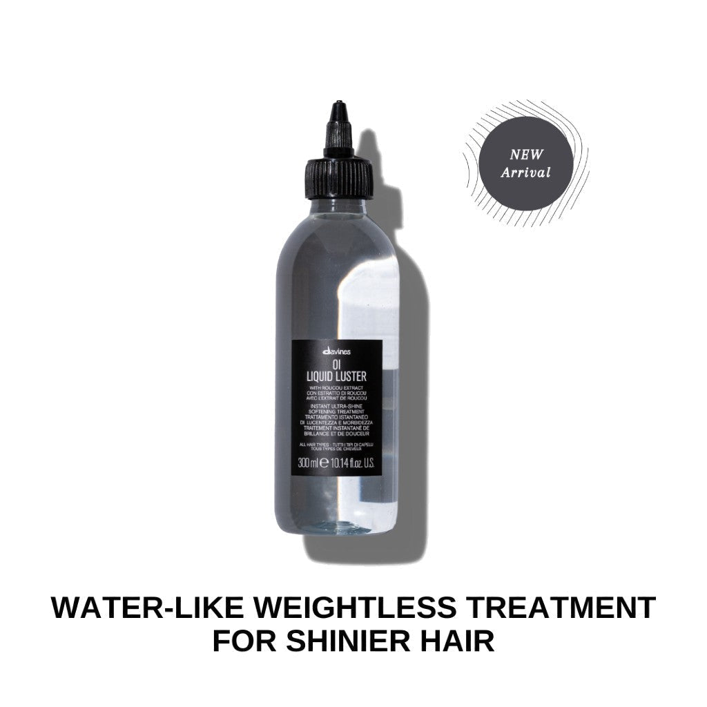 HairMNL Davines OI Liquid Luster 300ml: Instant Ultra-Shine Softening Treatment: Water-Like Weightless Treatment for Shinier Hair