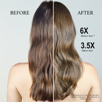 Davines OI Liquid Luster 300ml: Instant Ultra-Shine Softening Treatment Before and After
