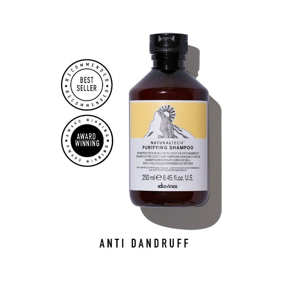 Davines Purifying Shampoo: For Oily or Dry Dandruff 250ml