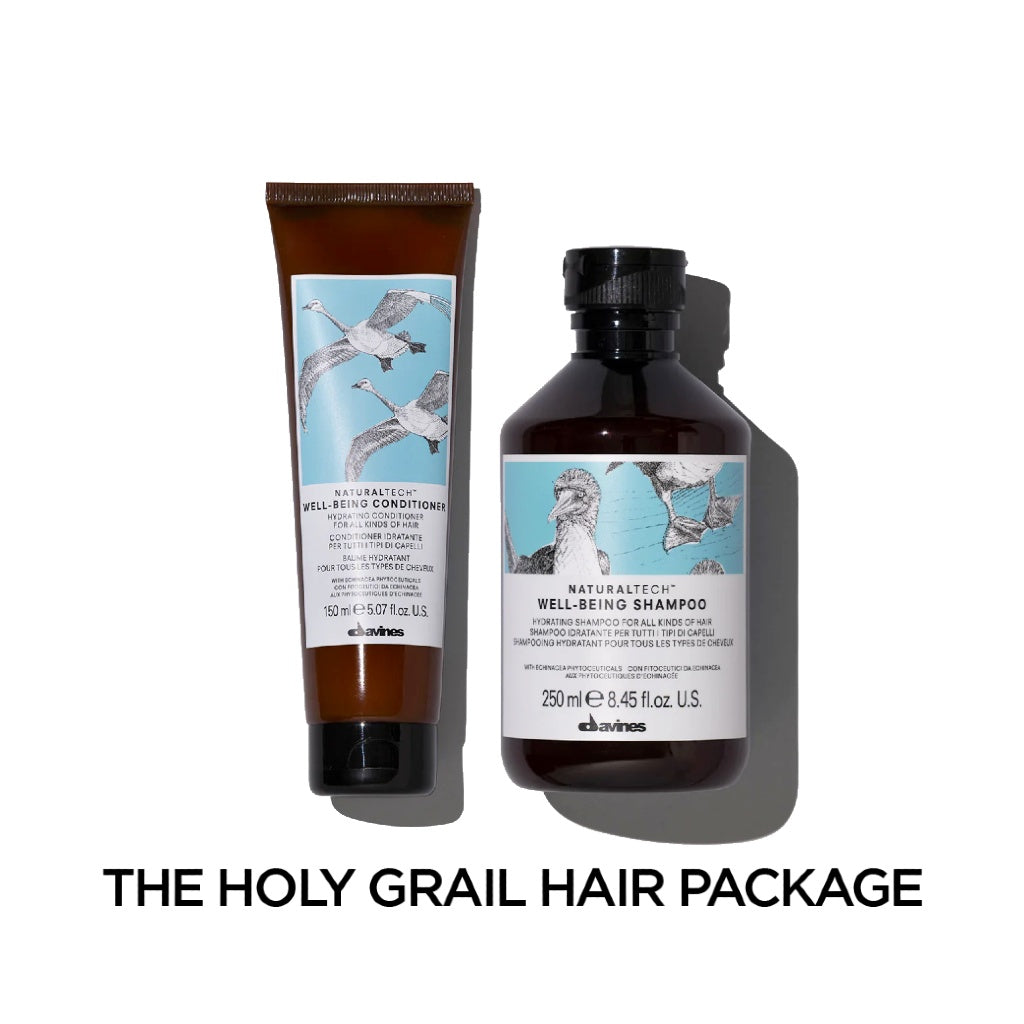 Davines Well-Being Holy Grail Package Shampoo 250ml + Conditioner 150ml - HairMNL