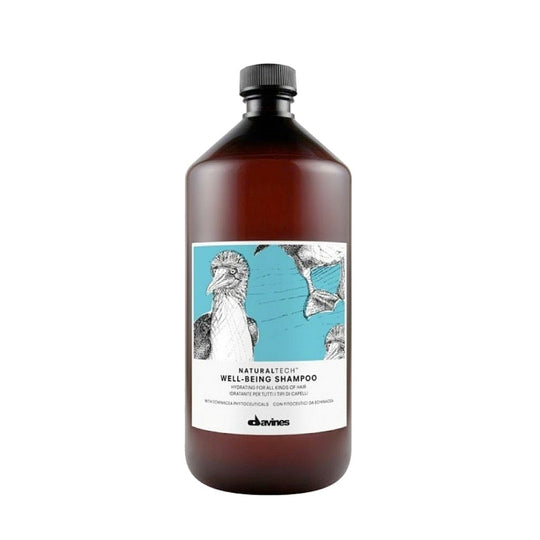 Naturaltech Davines Well-Being Shampoo: Hydrating Shampoo For All Kinds of Hair 1000ml